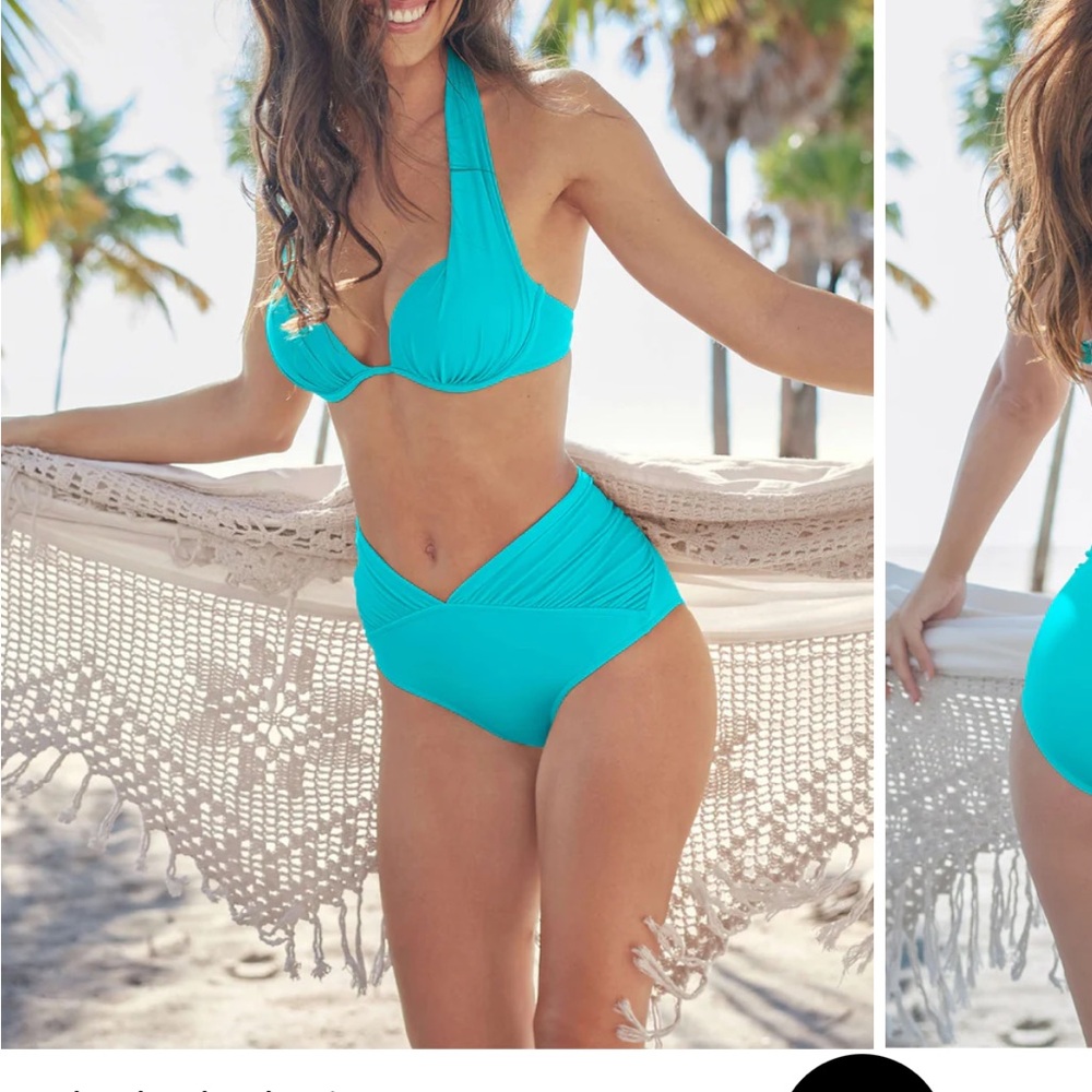 Venus Audri Aqua Moderate Swim Bottom